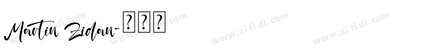 Martin Zidan字体转换